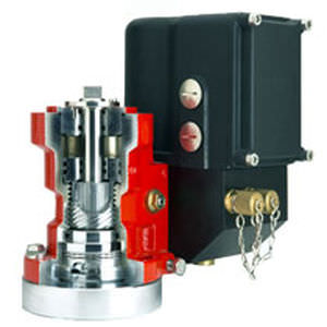 Elektrohydraulischer Ventilantrieb - LPUM series - Damcos - drehbar / Zahnstangen-Ritzel / doppeltwirkend