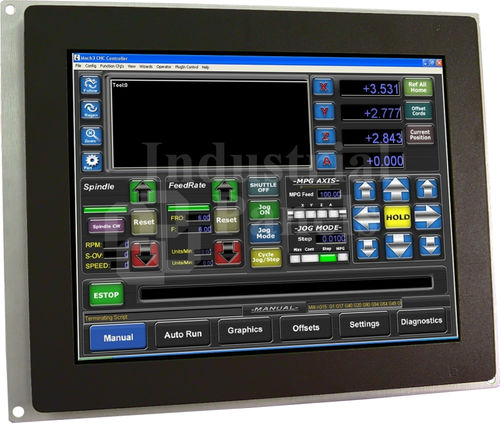 Einbaugehäuse - QES1512R series - Industrial Panels - modular / mit LCD-Anzeige
