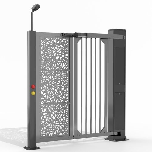 Faltbares Eingangstor - LBAi W-Gate - La Barrière Automatique - kontinuierlich / automatisch / Hochgeschwindigkeit