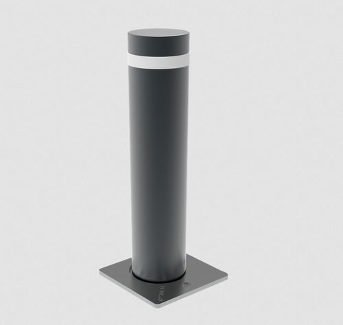 Halbautomatischer versenkbarer Poller - SA20-70 - La Barrière Automatique - pneumatisch / Stahl