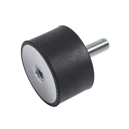 Zylindrische elastische Lagerung - AF260 - Berardi Bullonerie srl - verzinkter Stahl / Gummi