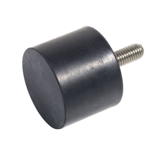 Zylindrische elastische Lagerung - AF460 - Berardi Bullonerie srl - verzinkter Stahl / Gummi