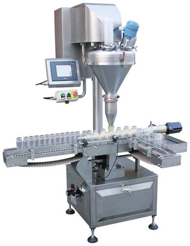 Automatische Füllmaschine - AMTEC Packaging Machines - für Glasflaschen / für Pulver / für Granulat