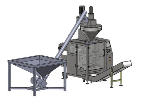 Vertikale Absackmaschine - max. 100 p/min - AMTEC Packaging Machines - VFFS / automatisch / für Pulver