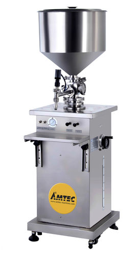 Manuelle Füllmaschine - Stand-Alone Paste Filler 500 - AMTEC Packaging Machines - pedalbetrieben / Dosen / für viskose Produkte