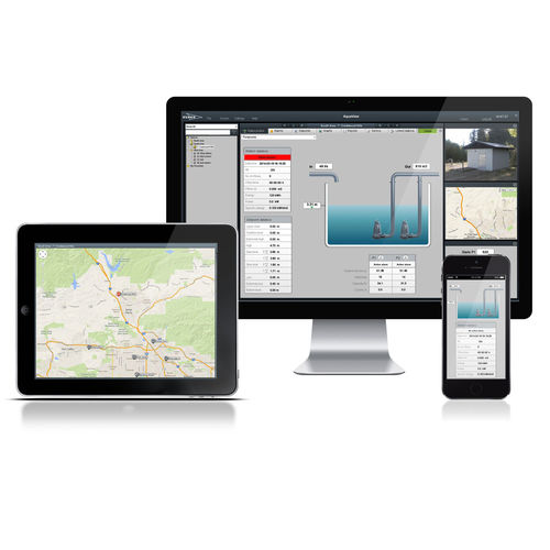 Überwachungssoftware - AquaView - FLYGT - Datenerfassung / SCAD / Kontroll