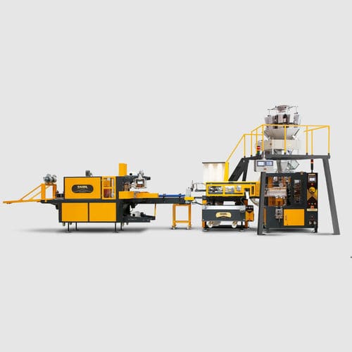 Vertikale Absackmaschine - PAKETTO 3035K -T10DS - SAGBIL PACKAGING MACHINES - VFFS / PLC-gesteuert