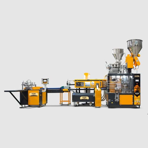 Vertikale Absackmaschine - PAKETTO 5050K - VD+VMDB - SAGBIL PACKAGING MACHINES - VFFS / vollautomatisch
