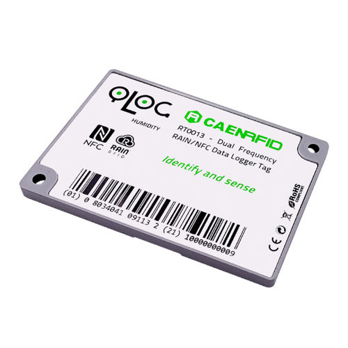 Datenlogger / Feuchtigkeit und Temperatur - qLog HUMIDITY - RT0013 - CAEN RFID - RFID / NFC / ohne Display