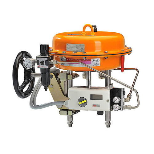 Pneumatischer Antrieb - 2000  - A.Hock MSR u. Electronic Service GmbH - linear / Edelstahl / Industrie