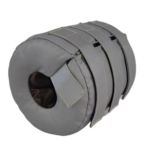 Abnehmbarer Isoliermantel - Ningguo BST Thermal Products Co.,Ltd - für Ventil / aus Silikon-beschichtetem Glasfasergewebe / Glasfaser