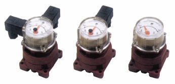 Positionsanzeiger - max. 100 l/min - Oval Corporation - analog / Einbau / für Ventil