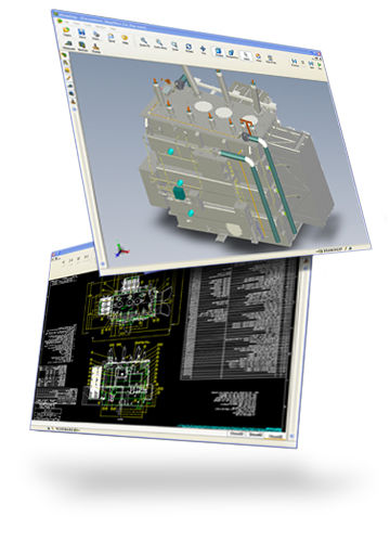 CAD-Software - eDrawings - SPX Transformer Solutions - 2D / 3D