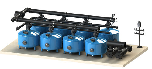 Druckfiltersystem - F600 - STF FILTERS - Sand / für Wasser / automatisch