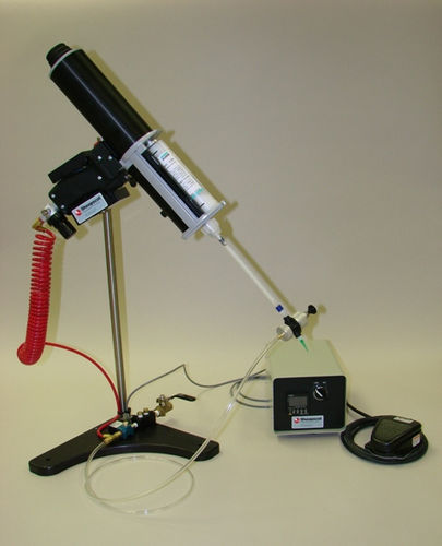 Patronen-Dosiergerät - EXACT DISPENSING SYSTEMS - kontinuierlich / Benchtop / digital