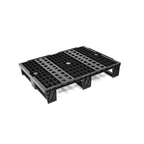 Kunststoff-Halbpalette - BASIC 0806-O3 - NAECO PACKAGING - ISO / für Materialumschlag / Lager