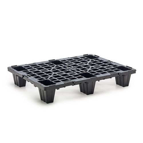 Recyclingkunststoff-Halbpalette - BASIC 0806-O6 - NAECO PACKAGING - ISO / DIN / für Materialumschlag
