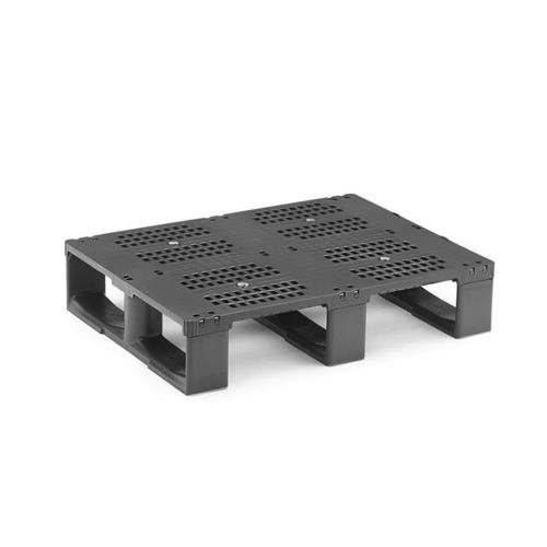 Recyclingkunststoff-Halbpalette - LOGIC 0806-O3 - NAECO PACKAGING - ISO / für Materialumschlag / Lager