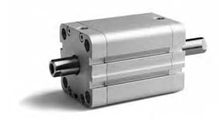 Pneumatikzylinder - PDMP - ARTEC SRL - mit Parallelkolbenstange / doppeltwirkend / Edelstahl