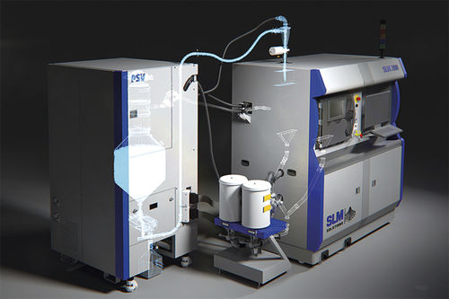 Pulverbeschickungsvorrichtung - PSV - SLM solutions - für Druckmaschine / automatisch