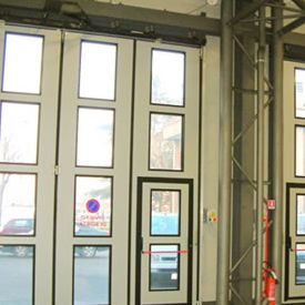 Falttor - PL 3000 PRE - SACIL HLB - für Außenbereich / Industrie / mit großen Abmessungen