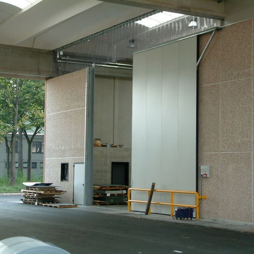 Falttor - PS 3000 PB CRP - SACIL HLB - PVC / für Laufkran / Industrie
