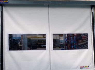 Rolltor - ZIPPER BASE - SACIL HLB - für den Innenbereich / Industrie / selbstreparierend