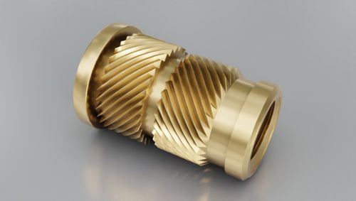 Gewindeeinsatz - TR00031147-000 - TR Fastenings - Messing / rund / für Plastik