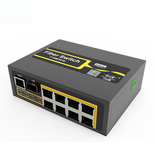 Ethernet-Switch / PoE - F-SW1010 - Xiamen Four-Faith Communication Technology Co.,Ltd - unmanaged / 8 Ports / LWL