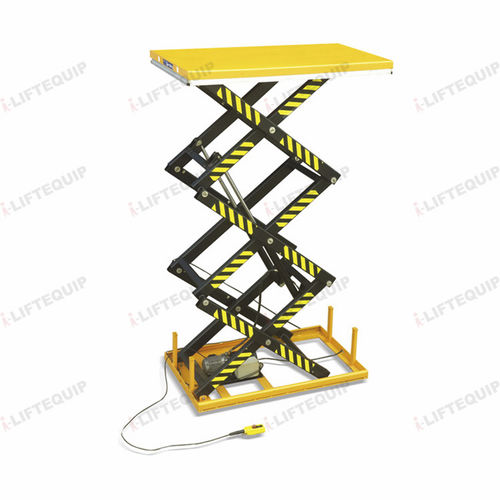 Dreifachscherenhubtisch - HT series - i-lift Equipment Ltd. - hydraulisch / festinstalliert