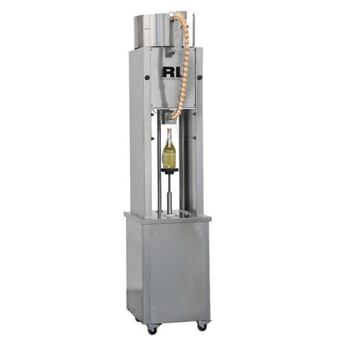 Druck-Verschliesser - RLP-1 - Rizzolio s.r.l - halbautomatisch / für Glasflaschen