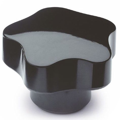 Gewindeknopf - LBKAxx series - Boneham & Turner - sternförmig / Stahl / Messing