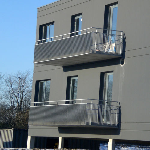 Schutzgeländer / galvanisiertem Stahl - PRESS-LOCKED - JK TECHNIC - verzinkt / für Leiterzugang / für Metalldach