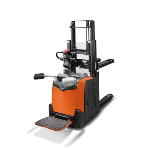 Stapler mit Arbeitsbühne - BT Staxio P series - Toyota Industrial Equipment - elektrisch / mit Fahrerplattform / 24 V