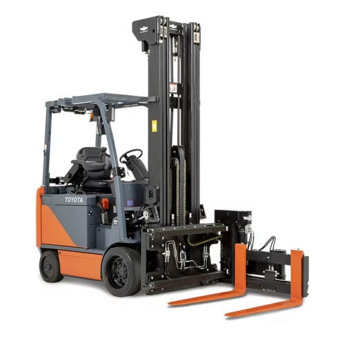Elektrischer Schmalgangstapler - Toyota Industrial Equipment - Sitz / für enge Gänge / für Lagerhallen