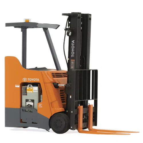 Elektrischer Gabelstapler - SR1 series - Toyota Industrial Equipment - Stand / für enge Gänge / für Materialumschlag