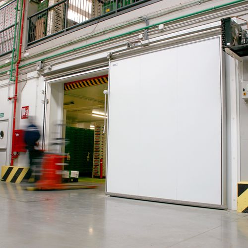 Schiebetür - IFIRE EI2-60 - Infraca - Metall / Industrie / für Kühlraum