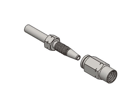 Hydraulikanschluss - FD-CK-ZX - Ningbo Parmicro Fluid Technology CO.,LTD - Gewinde / Push-in / vernickeltes Messing