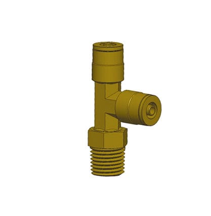 Pneumatischer Anschluss - DOT-HDS - Ningbo Parmicro Fluid Technology CO.,LTD - Gewinde / Push-in / T