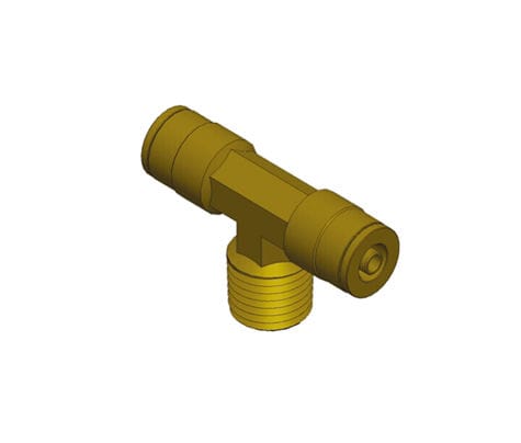 Pneumatischer Anschluss - DOT-HT - Ningbo Parmicro Fluid Technology CO.,LTD - Gewinde / Push-in / T