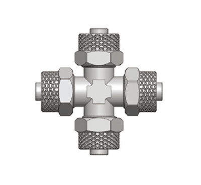 Druckluftanschluss - RPZA - Ningbo Parmicro Fluid Technology CO.,LTD - Schnell / Kreuz / vernickeltes Messing