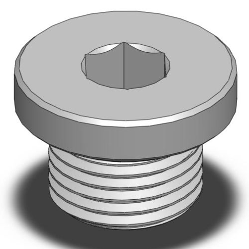 Runder Stopfen - POH - Ningbo Parmicro Fluid Technology CO.,LTD - außen / vernickeltes Messing / für O-Ring-Dichtung