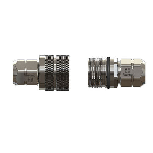 Schnellkupplung - HQS-TF - Ningbo Parmicro Fluid Technology CO.,LTD - hydraulisch / Einschraub / Messing