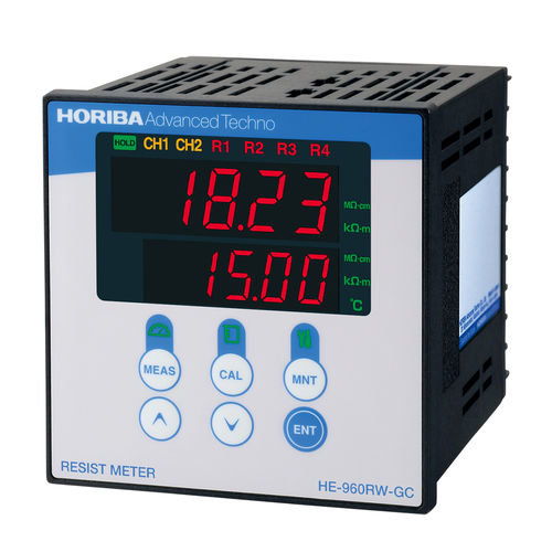 Messgerät / spez. Widerstand - HE-960RW-GC - HORIBA STEC - digital / Steuerung / mit Display