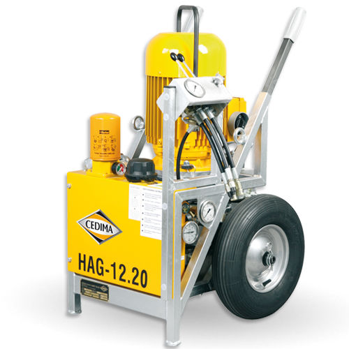 Hydraulikaggregat mit Elektromotor - HAG-12.20 - CEDIMA GmbH - mobil / mit Zahnradpumpe