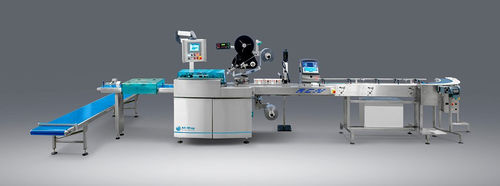 Verpackungsmaschine mit 4-seitiger Dichtung - RCN 270 - ALL-WRAP Packaging Machinery - servogesteuert / Folien / für Säcke
