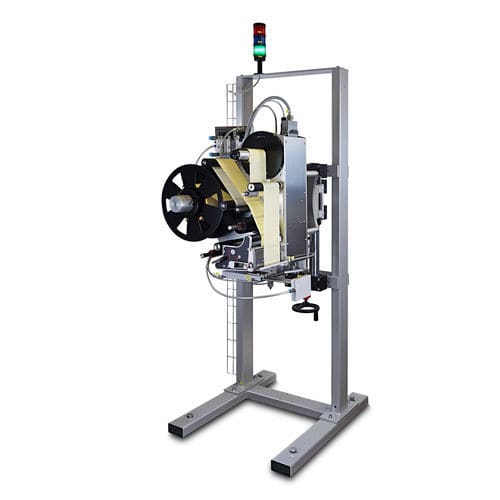 Drucker mit Etikettenaufbringer / Kisten - 400 series - LOGOPAK - für Schwerlastanwendungen