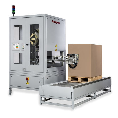 Automatische Etikettiermaschine - 920 Series - LOGOPAK - Paletten / zur Seitenetikettierung / kompakt
