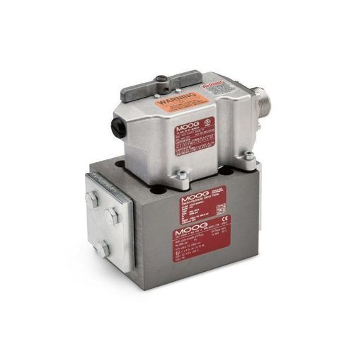 Hydraulik-Wegeventil / Schieber - 631 - Moog GmbH - Niederlassung Memmingen - mit elektrischer Bedienung / vorgesteuert / elektro-hydraulisch