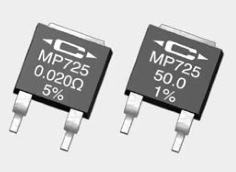 Dickschichtwiderstand - MP725 series  - Caddock Electronics - Hochleistung / SMD